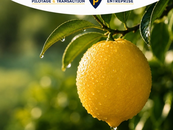 Citron pressé sur sa branche — éviter de se faire presser : les erreurs coûteuses en cession de PME