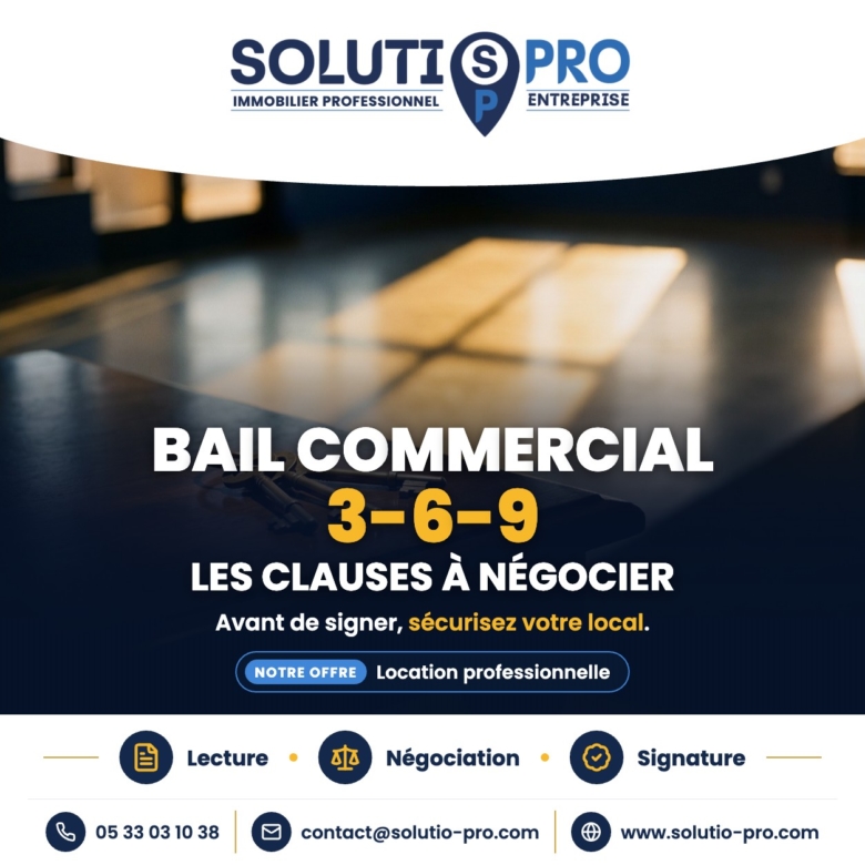 Bail commercial 3-6-9 : les clauses à négocier absolument