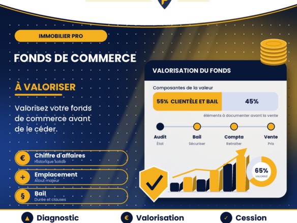 Comment valoriser un fonds de commerce avant une cession - Solutio Pro
