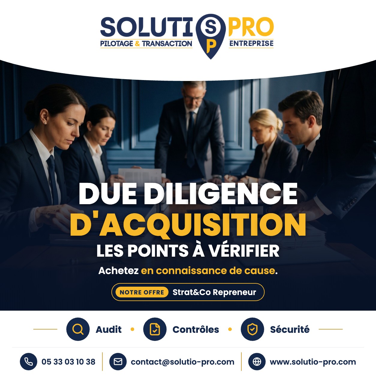 Due diligence d'acquisition : que vérifier avant de racheter une entreprise – Solutio Pro