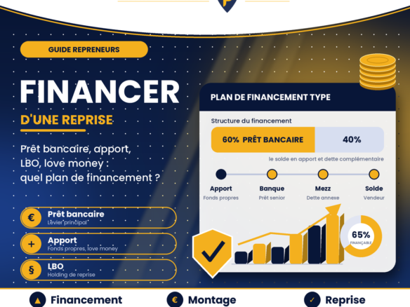 Financement d’une reprise d’entreprise : prêt bancaire, apport, LBO et love money - Solutio Pro