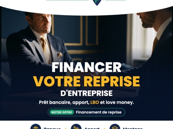 Financement d'une reprise d'entreprise : prêt bancaire, apport, LBO et love money – Solutio Pro