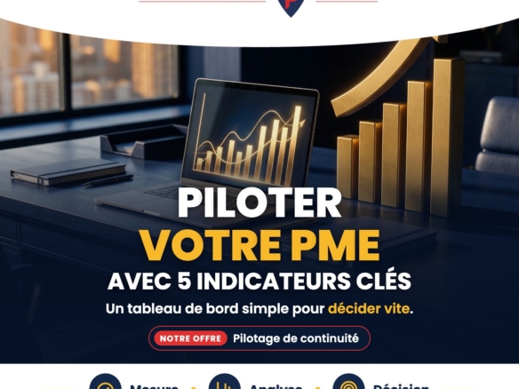 Tableau de bord dirigeant : les 5 indicateurs clés à suivre en PME – Solutio Pro