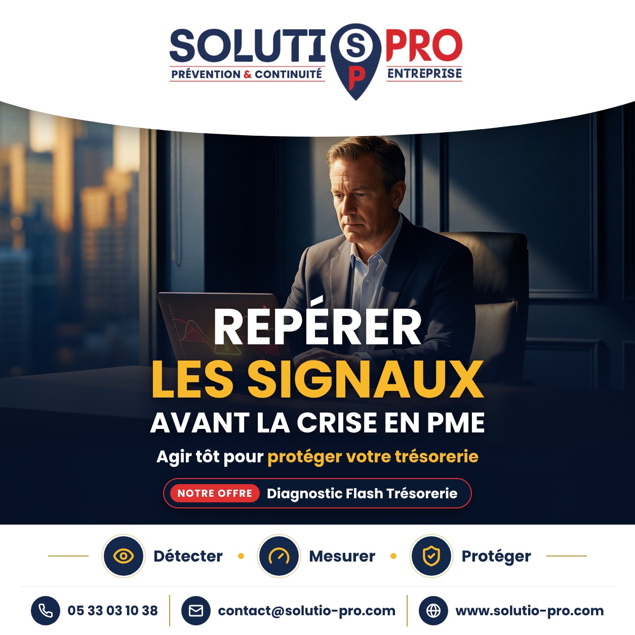 Signaux d’alerte en PME : détecter les difficultés avant la crise – Solutio Pro