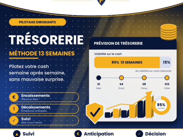 Suivi de trésorerie hebdomadaire : la méthode des 13 semaines pour piloter votre PME - Solutio Pro